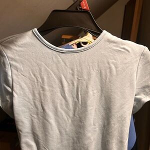 Windsor Light Blue Crop Top